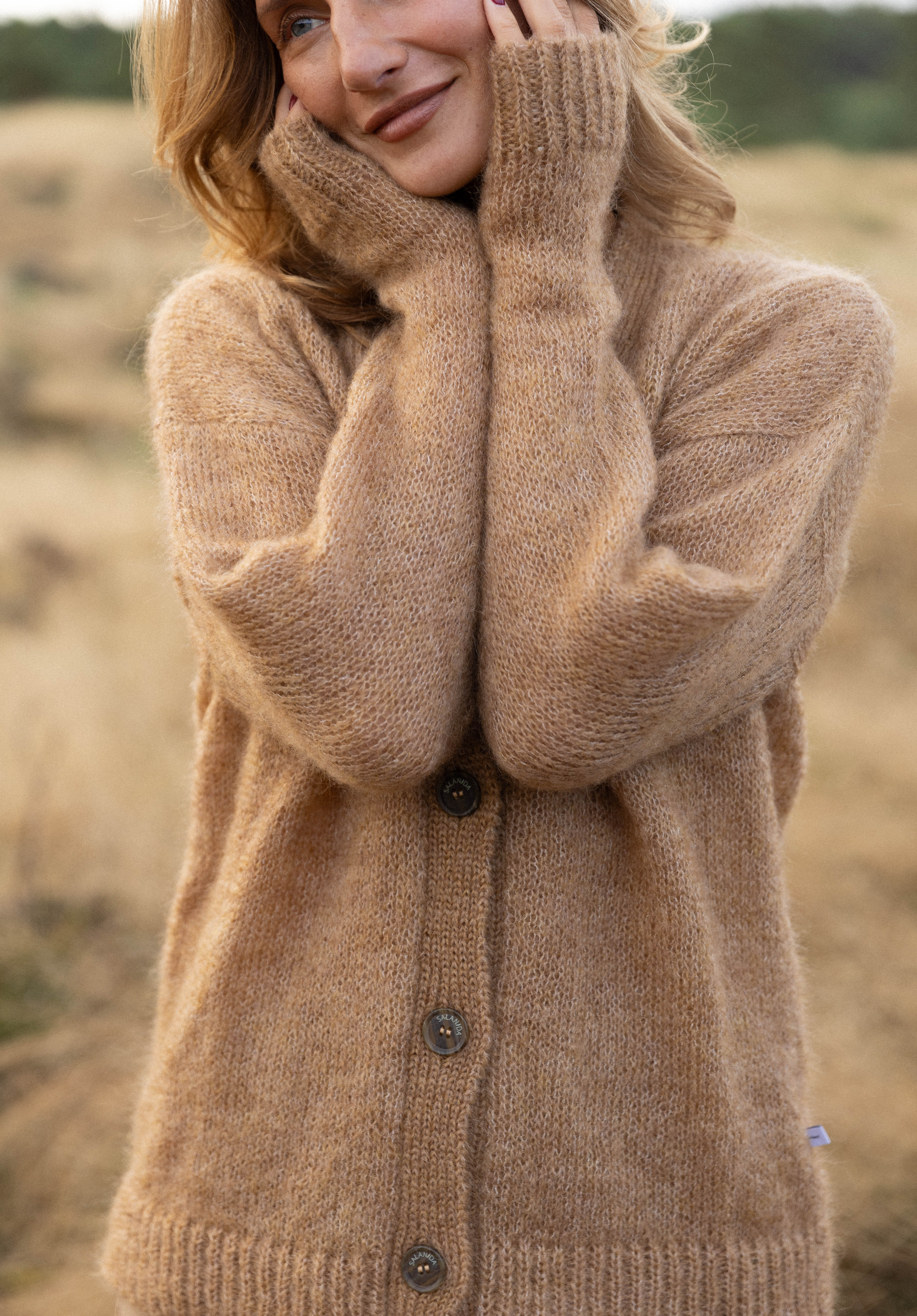 Melody Mohair Cardigan Beige *NEW IN*