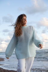 Melody Mohair Jumper Ice Blue