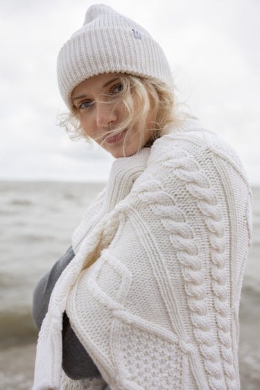 Rotondo 100% merino kepurė Balta