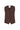 Galante Knitted 100% Merino Waistcoat Chocolate