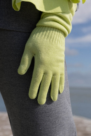 Via 100% Merino pirštinės Limone