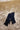 SALANIDA Merino Wool Scarf and Gloves in Black | VIA