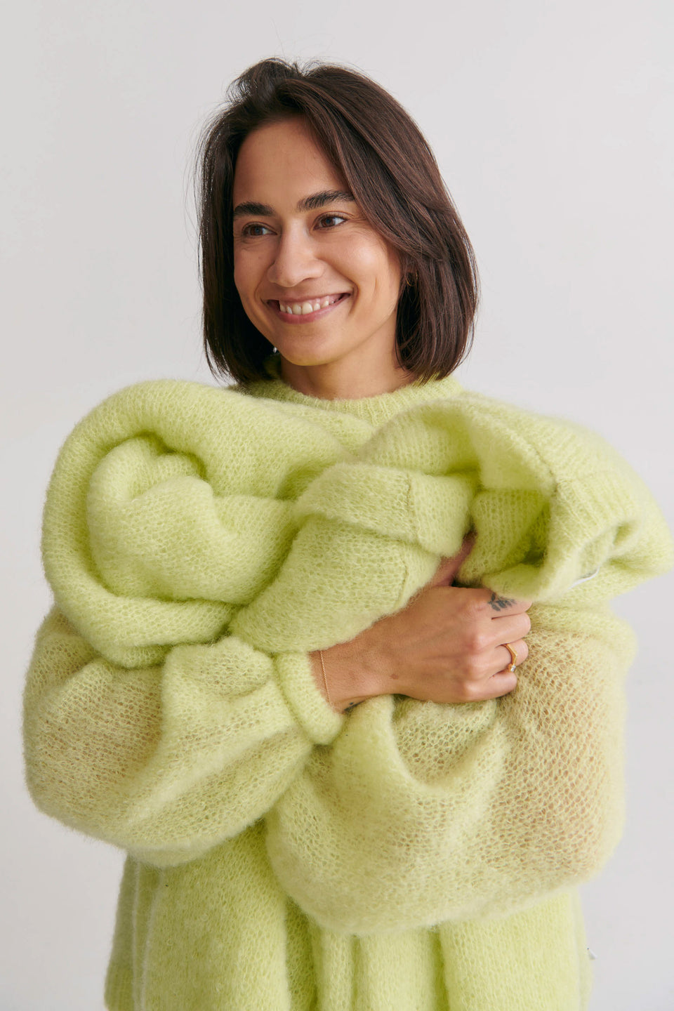 Melody Mohair Cardigan Limone main image 0