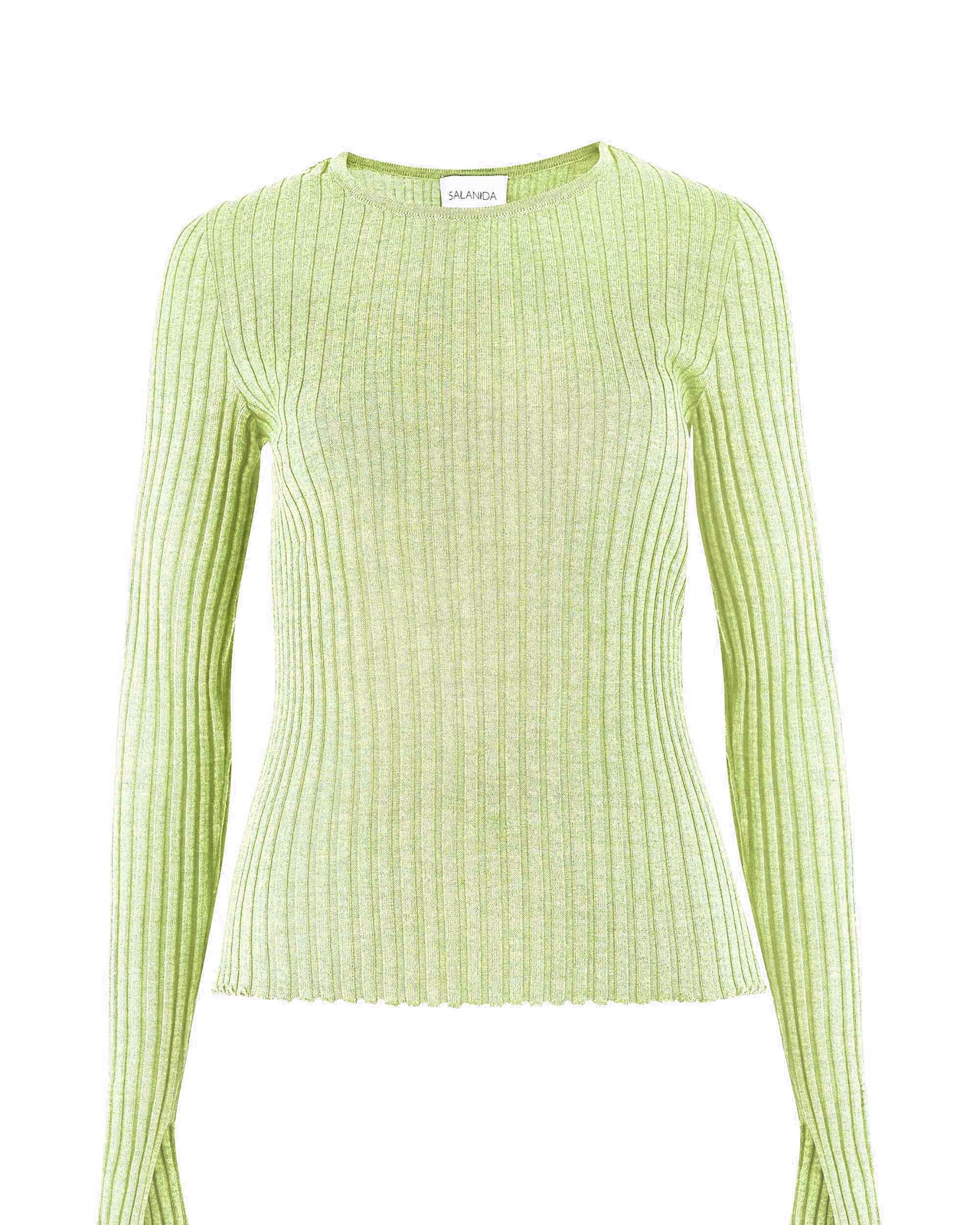 Brera 100 Merino Long Sleeve Top Limone