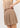 Piccolo Pleated 100% Merino Mini Skirt Beige