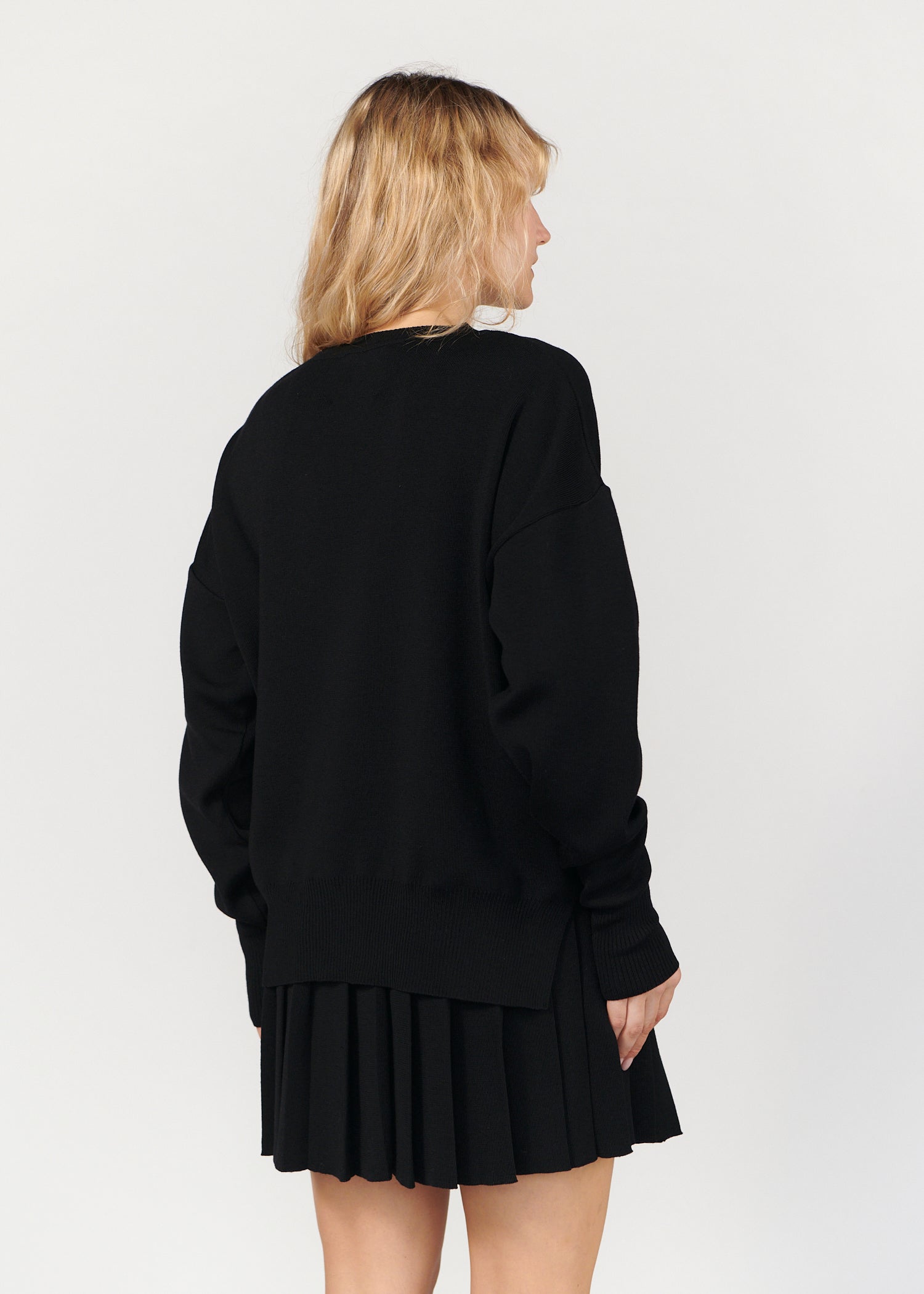 Piccolo & Rotondo 100% Merino Co-ord in Black