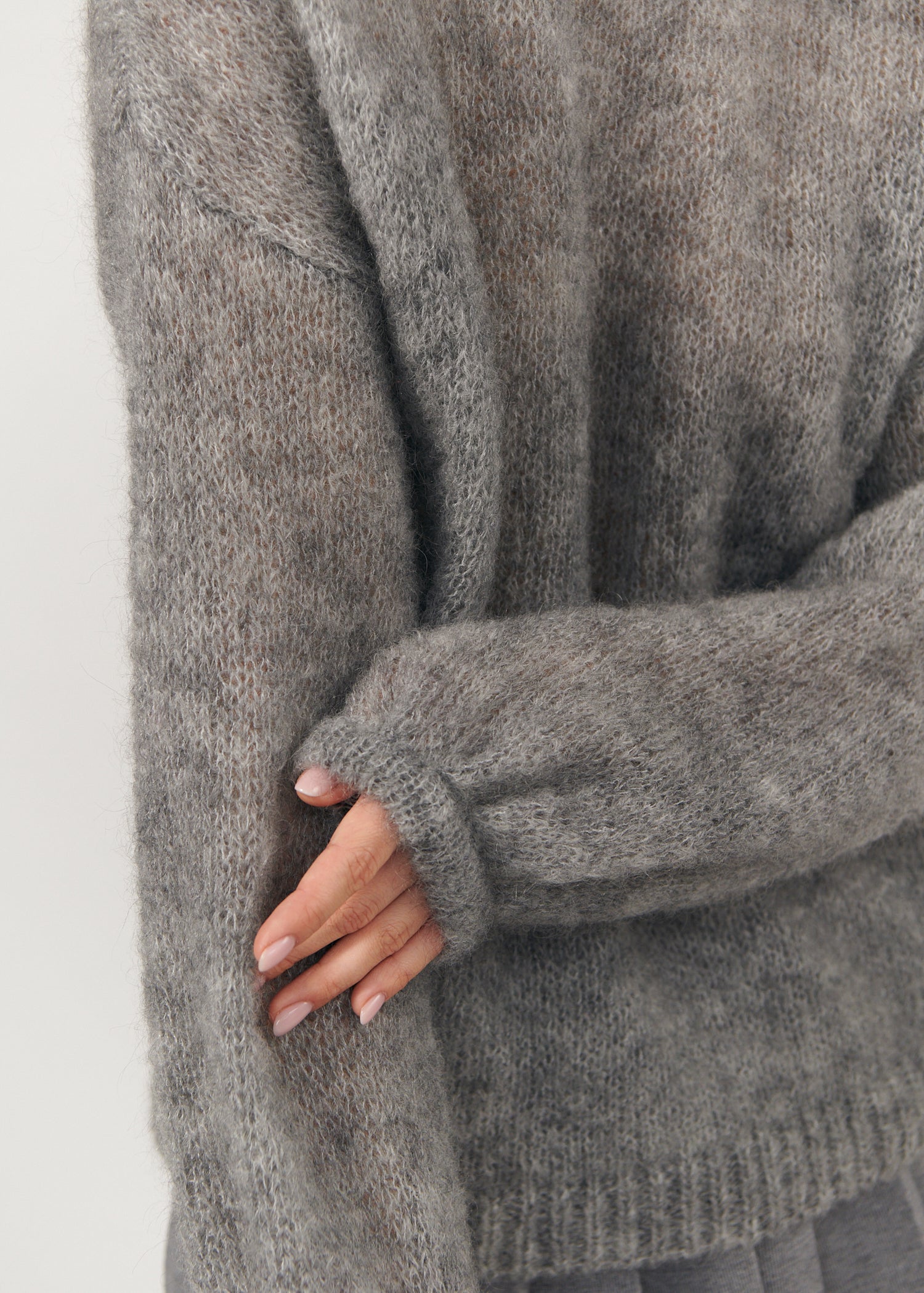 Melody Mohair Jumper Grey