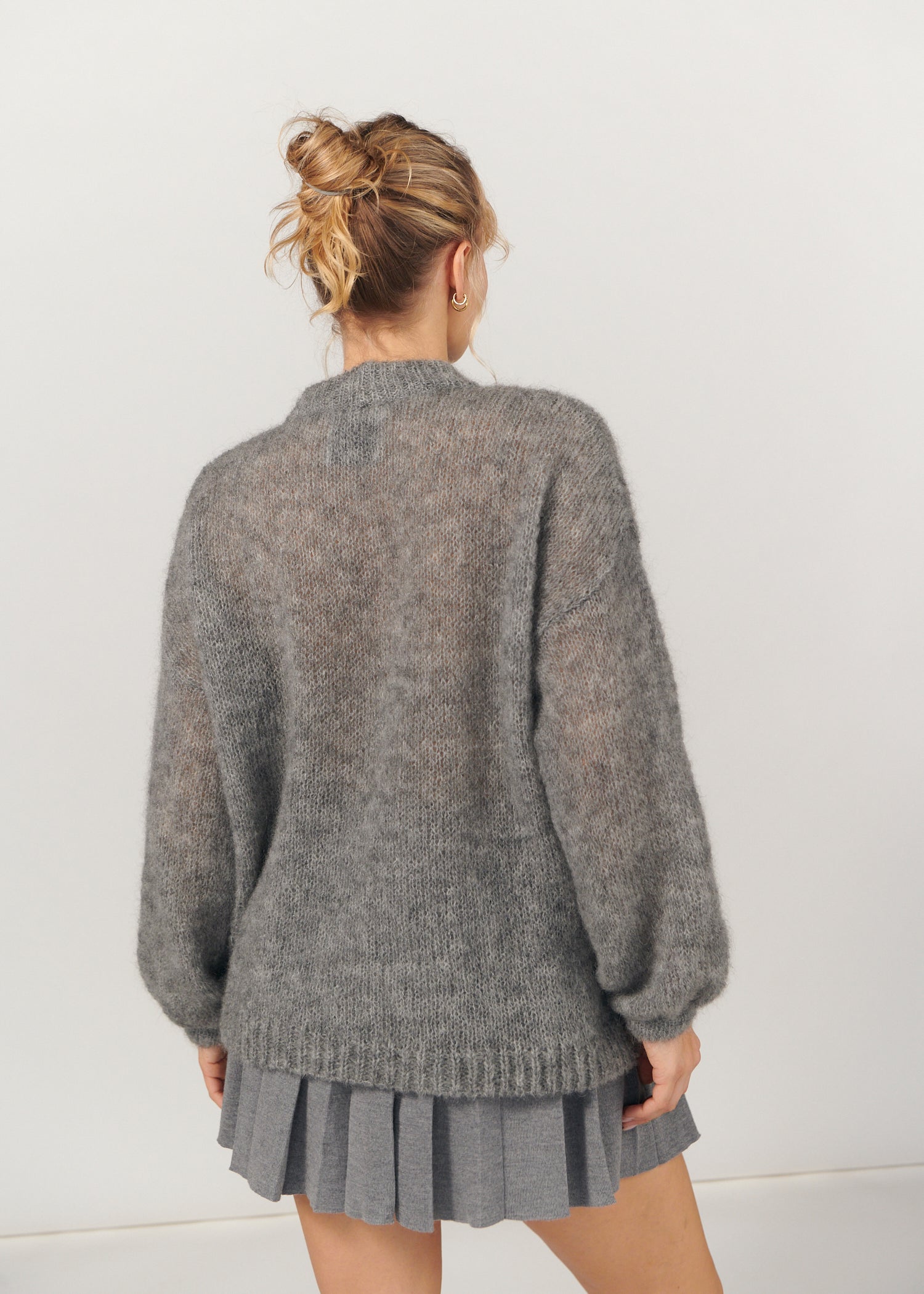 Melody Mohair Jumper Grey