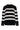 Marina Striped 100% Merino Jumper Black