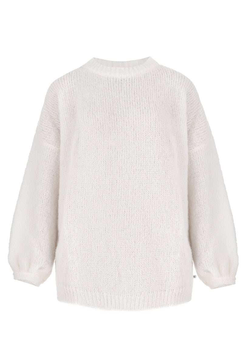 Melody Mohair Jumper White