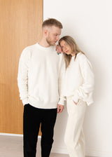 KORIUKAS UNISEX DŽEMPERIS - Baltas