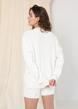 KORIUKAS UNISEX DŽEMPERIS - Baltas